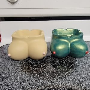 Ashtray/air plant crash pad